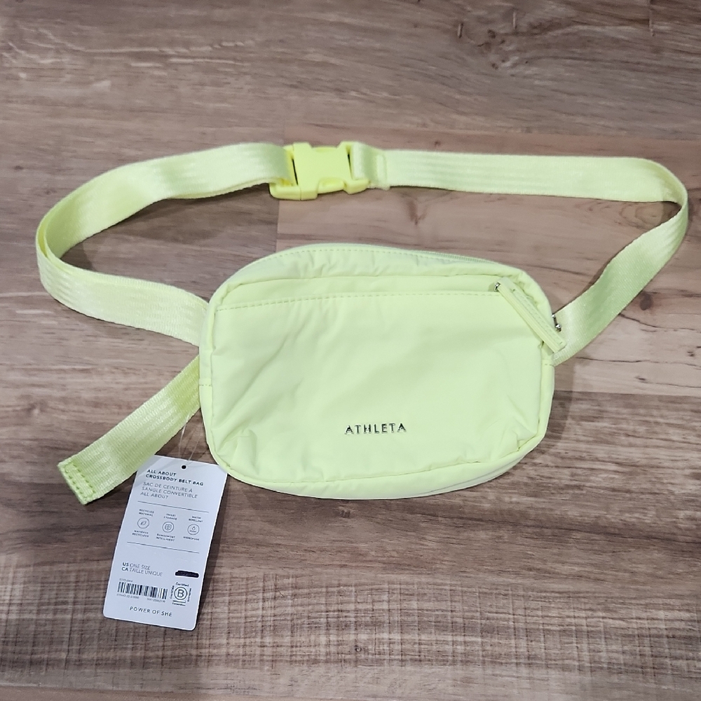 Athleta Women's Vibrant Yellow Crossbody Bag